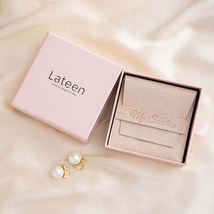 Factory Direct Custom Logo Sliding Drawer Paper Jewelry <b>Gift</b> <b>Box</b> for Rings <b>Earrings</b> Necklaces OEM ODM Wholesale - Product Image 1