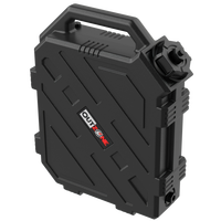 Seau d'eau rotomoulé LLDPE 22L grande capacité avec logo personnalisé, poignée et robinet, écologique, pour camping extérieur