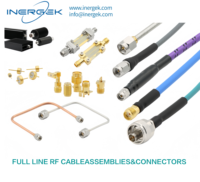 Adaptador RF INERGEK de 50 Ohm, 3.5mm Macho a 3.5mm Macho, Recto, DC-26.5GHz, Latón Chapado en Oro, Interconexión Coaxial de Precisión