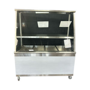 VICTORY KITCHEN Venta popular Bain Marie comercial Calentador de alimentos Inox Marine Glass Cover para uso doméstico en hoteles/restaurantes - Product Image 2