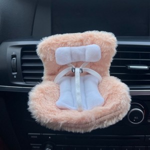 <strong>Car</strong> <strong>Seat</strong> <strong>for</strong> <strong>Dolls</strong> with Soft Furry Cushion <strong>for</strong> 10-17 cm <strong>Dolls</strong> Accessories <strong>Car</strong> <strong>Seat</strong> <strong>for</strong> Labobo Air Vent Clip &amp; Desktop Stand Cute - Product Image 5
