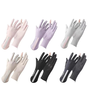 ถุงมือกันแดดหน้าร้อนแบบสัมผัสหน้าจอได้ ระบายอากาศ กันลื่น สำหรับผู้หญิง ขับรถ ช้อปปิ้งกลางแจ้ง ขายส่ง - Product Image 2