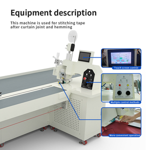 Machine de soudage de rubans de rideaux sans couture EISENKO de haute qualité, personnalisée, contrôlée par PLC, à haute efficacité, à faible coût, 220V, pour usage domestique - Product Image 4