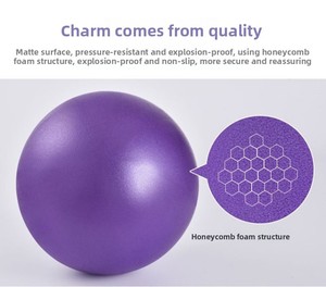 <span class=keywords><strong>Pelota</strong></span> de Pilates y Yoga de 25 cm, Suave, Duradera, No Inflable, de PVC, <span class=keywords><strong>para</strong></span> Niños, Mujeres <span class=keywords><strong>Embarazadas</strong></span>, Adultos, Ejercicios de Puntos de Presión, Masaje, Fitness - Product Image 5