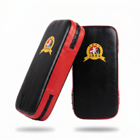 Mitaines de boxe et cibles de frappe en cuir PU, avec coussin épaissi, maille respirante et sangle de poignet réglable pour l'entraînement MMA