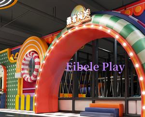 อุปกรณ์ตกแต่งทางเข้าสนาม<span class=keywords><strong>เด็ก</strong></span>เล่นในร่มแบบนุ่มสำหรับ<span class=keywords><strong>เด็ก</strong></span> ทำจากวัสดุไฟเบอร์กลาสยี่ห้อ Eibele เหมาะสำหรับพื้นที่เล่นในร่มในห้างสรรพสินค้า - Product Image 3