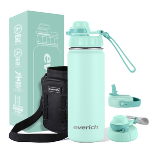 Botella de <span class=keywords><strong>Agua</strong></span> Deportiva de Acero Inoxidable con Aislamiento al Vacío de Doble Pared, Boca Ancha de 32oz/40oz, con Tapa y Pajita, Personalizable al por Mayor - Product Image 1