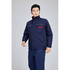 Abbigliamento da lavoro antistatico invernale uomo donna giacca da lavoro all'aperto Multi-tasca resistente all'usura abiti da lavoro officina di fabbrica - Product Image 4