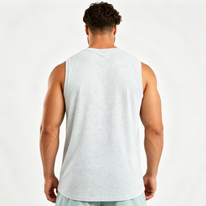 Camiseta sin Mangas Personalizada con Logotipo del Proveedor, Camiseta Deportiva de Algodón para Hombre, para Entrenamiento Muscular, Running, Gimnasio, Fitness - Product Image 4