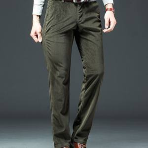 <span class=keywords><strong>Pantalon</strong></span> de Survêtement Décontracté Homme Côtelé à Jambe Droite Sur Mesure - Product Image 3