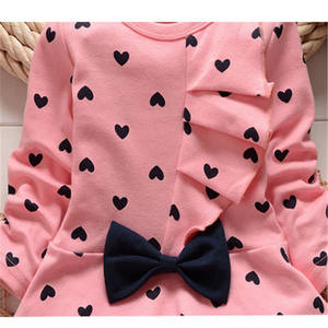 Girls' Clothing Sets Fall Spring Two Piece Outfits Dress + Pants Cute Baby Girl Clothes Dot Printing Kids Casual Wear - Product Image 5