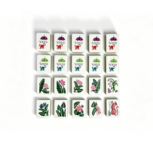 Stock US, Tuiles de Mahjong Américain Personnalisées à 4 Couches, Ensemble de Mahjong Américain avec 160 Tuiles, Mahjong de Luxe en Acrylique, OMM, pour le Jeu d'argent - Product Image 4