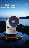 Projecteur H300 Intelligent et Portable de Poche avec Batterie Intégrée, Vidéo LCD, Système Android 11, WiFi 6 (5G), Bluetooth 5.2, Projecteur de Films