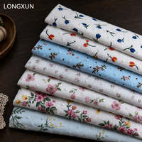 Tissu Jacquard 100% Coton Imprimé à Motifs Floraux, Tissé, pour Chemises, Jupes, Robes – Tissu Personnalisé Tissé et Découpé en Gros