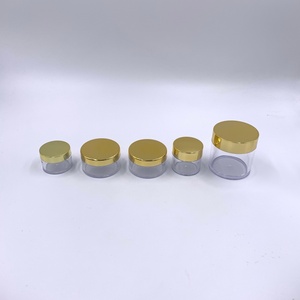 Oferta Especial: Envases Cosméticos Transparentes de Lujo de 1 oz y 2 oz, Frascos Redondos de Plástico PET de 30 ml, 50 ml, 80 ml y 100 ml con Tapa Dorada - Product Image 6