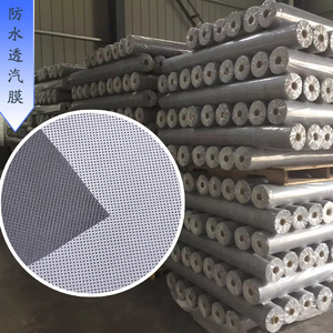 Film respirant imperméable en PP écologique résistant aux UV (classe E) et anti-flamme pour applications sur toitures et murs - Product Image 1