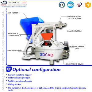 Công suất lớn bê tông hành tinh <span class=keywords><strong>Mixer</strong></span> di động trộn bê tông với tự tải - Product Image 3