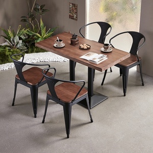 Venta Especial: Muebles de Madera Industriales Duraderos Personalizados para Proyectos Comerciales, Restaurantes, Hoteles y Cafeterías, Mesa y Silla - Product Image 2