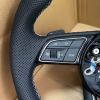Volant sport en cuir pour Audi A1 A3 A4 A5 A6 A7 A8 S3 S4 S7 S5 RS7 RS5 TT TTRS B8 B8.5 B9 Q3 Q5 Q7 C6