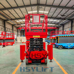 Plataforma de Trabajo Aérea Móvil de Tijera Eléctrica con Capacidad de Carga de 320 kg, 6 m, 8 m, 10 m, 12 m, 14 m, 16 m, con Certificación CE - Product Image 2