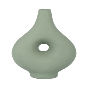 Vaso in ceramica moderno con design a intaglio aperto per l'arredamento del soggiorno, vaso decorativo per fiori, per decorazioni domestiche, camera da letto o ufficio - Product Image 1