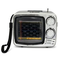 Récepteur radio multifonction AM/FM/SW1-6 8 bandes avec Bluetooth, lecteur MP3 USB et carte TF