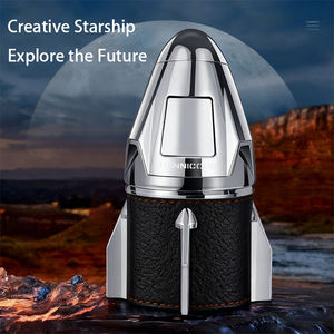 ไฟแช็คบิวเทนแบบเติมได้ ไฟแรงสามหัว ทนลม พกพาสะดวก สำหรับตั้งแคมป์กลางแจ้ง จุดซิการ์ ไฟสีฟ้า - Product Image 4