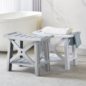 Tabouret de bain pliable en plastique, siège de douche pour salle de bain, toilettes, usage pour personnes âgées - Product Image 4