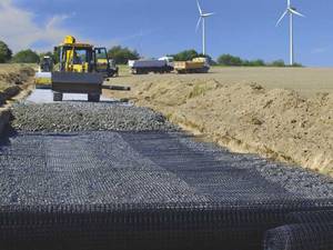 Nhà máy trực tiếp đường geogrid nhựa sợi thủy tinh gia cố đường lái xe gia cố mặt đất sản xuất - Product Image 5