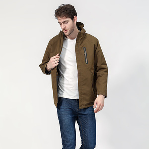 Chaqueta Térmica Eléctrica USB para Hombre, Ropa Inteligente para Exteriores, Chaqueta Cortavientos Impermeable con Calefacción - Product Image 4