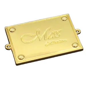 Custom design metal stamping engraved plate name plate