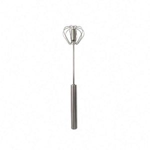 Batidora de Huevos Semiautomática de Acero Inoxidable, Herramienta de Cocina para Repostería, Batidora Manual - Product Image 1