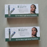 Appareil de traitement de l'acné par luminothérapie LED bleue, stylo de massage pour le soin de la peau, outil de beauté pour le visage
