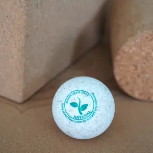 Rubber Ball Massage NEW Release Lacrosse Ball Grain Shell Fiber Natural Rubber Massage Lacrosse Ball Custom Logo Design