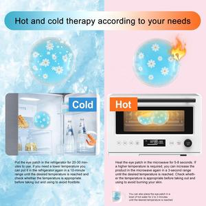 재사용 가능한 젤 아이스 팩 눈 온냉 치료 패드 및 발적 통증 완화 및 이완을 위한 패치 아래 - Product Image 3