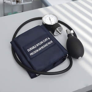 Kit tensiomètre anéroïde 3-en-1 CE et stéthoscope – Moniteur de tension artérielle manuel avec stéthoscope à double tête en acier inoxydable - Product Image 6