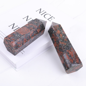 Tự nhiên thạch anh đỏ llanite điểm đá quý tinh thể chữa bệnh đá cho trang trí nội thất - Product Image 6