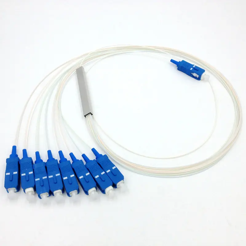 factory fiber optic plc splitter steel tube cable 16 way optical PLC splitters