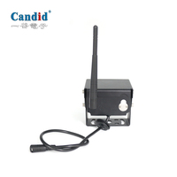 Caméra de surveillance sans fil 2,4 GHz avec portée de 300 mètres, prise en charge de la vue partagée sur 4 canaux pour camping-car