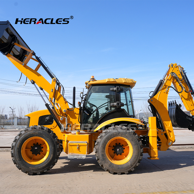 Shandong 4CX Wheel Loader Excavator Backhoe Earth-Moving Machinery with Yuchai Engine Core Components