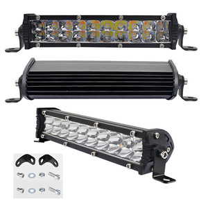 Projecteur de travail LED double rangée 7 pouces 60W 12V 24V pour éclairage de toit, calandre et pare-chocs de SUV tout-terrain - Product Image 1