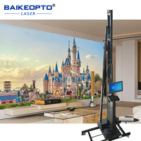 Impresora de pared rápida y eficiente Máquina de impresión de pared UV de 7 colores 3D con cabezal de impresión DX7 para restaurante de tienda en casa
