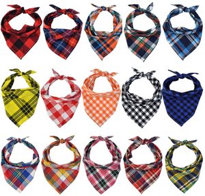 Bandanas pour chiens et chats, anniversaire, mignons, en coton doux, écharpes pour chiots, lavables, mouchoirs quotidiens, rose, vert, bleu, orange, confortables - Product Image 6