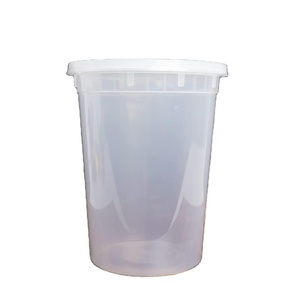 Recipientes Redondos para Alimentos de 8oz, 16oz y 32oz, Libres de BPA, Herméticos, Aptos para Microondas y Congelador, con Tapas - Product Image 3