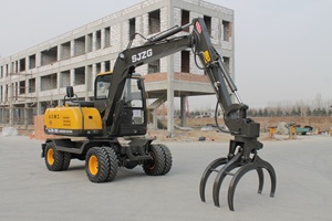 <span class=keywords><strong>Mini</strong></span> escavadeira com rodas para toras e toras, miniescavadeira hidráulica com rodas, frete grátis - Product Image 2