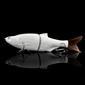 Vente en gros d'usine de leurres de pêche en vrac, corps de leurre non peint, blanks de swimbaits, blanks de leurres à articulation unique, blanks de leurres à glisse - Product Image 6