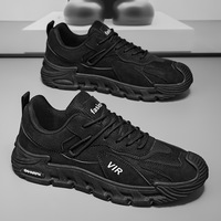 Nouvelles baskets décontractées pour hommes, tendance, polyvalentes, élégantes, respirantes, durables, à lacets, couleur unie, pour l'extérieur