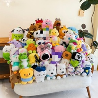CPC penjualan laris mainan cakar mewah mesin boneka binatang 20cm 8 inci mainan mesin cakar kualitas tinggi Kawaii