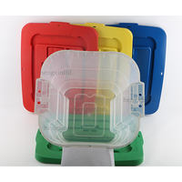 Boîte à bulletins de vote transparente en plastique pour les élections générales IEBC du Kenya 2027 avec couvercles codés par couleur (Blanc/Vert/Jaune/Bleu/Rouge)