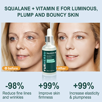 Huile Visage Hydratante et Nourrissante au Squalane et Vitamine E, à Base de Plantes, pour Soins Quotidiens – Marque Blanche